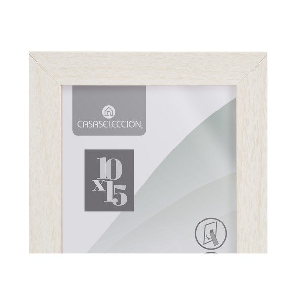 Ramă foto albă cu picior de susținere, de agățat 12,5x17,5 cm Sencillo – Casa Selección-image-2
