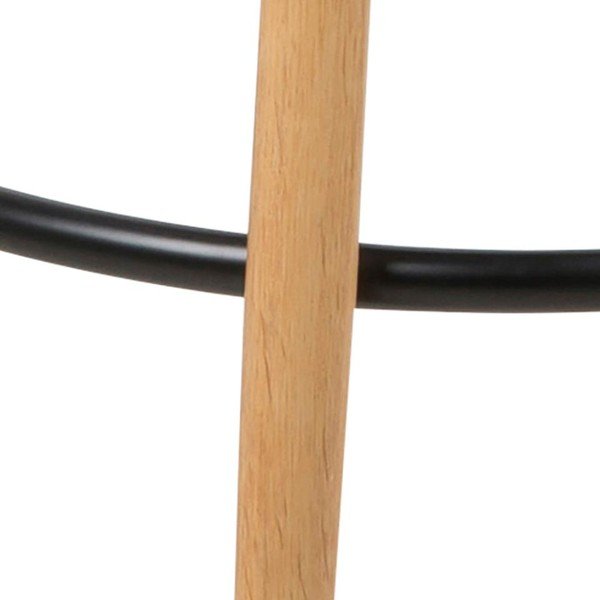 Scaun de bar Actona Hector Wood, gri-image-3