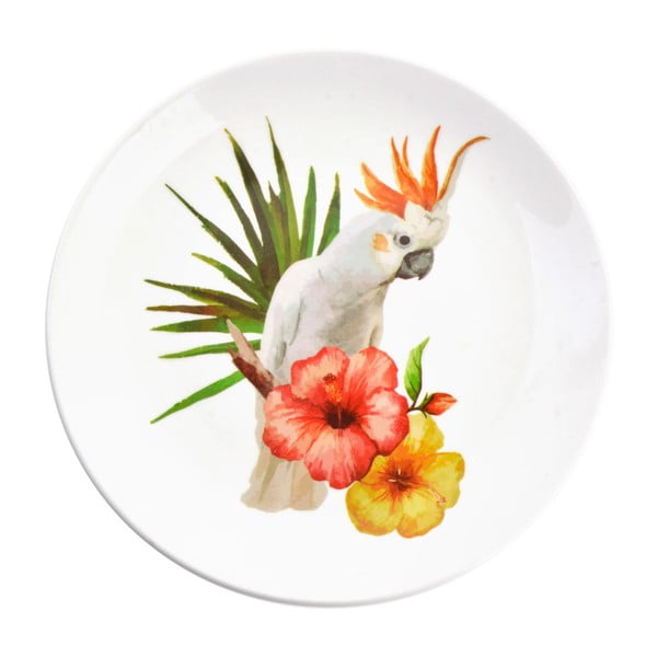 Farfurie decorativă din ceramică Clayre & Eef Tropico, ⌀ 20 cm