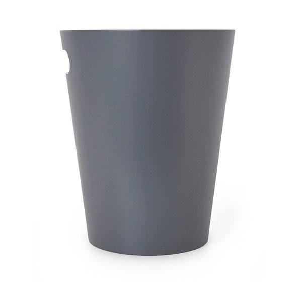 Coș de gunoi gri închis din lemn 7,5 l Woodrow – Umbra-image-4