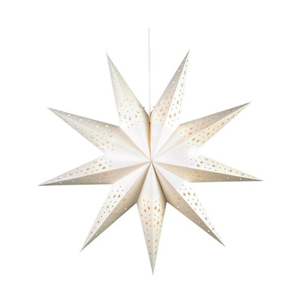 Decorațiune luminoasă albă ø 75 cm  cu model de Crăciun Solvalla – Markslöjd