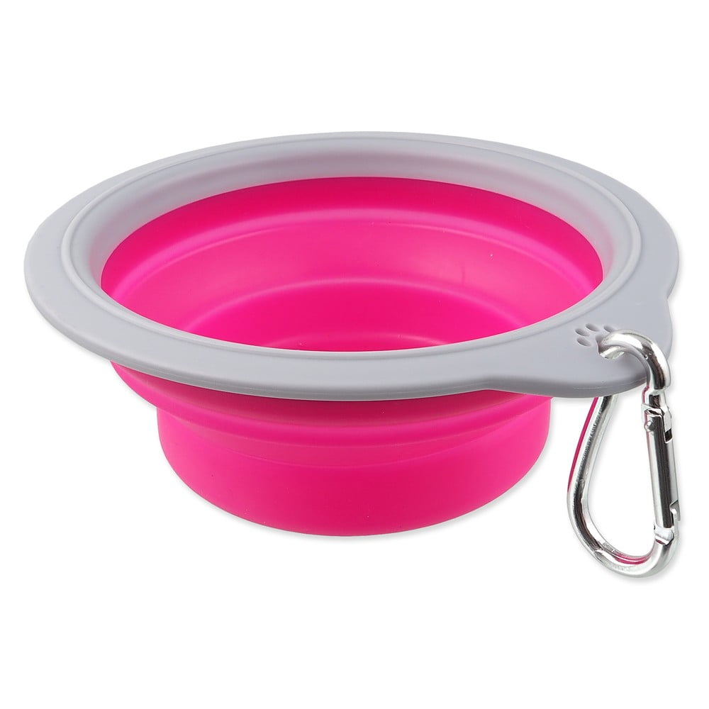 Bol de călătorie pentru câini din plastic ø 18 cm Dog Fantasy – Plaček Pet Products
