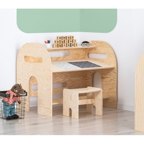 Birou pentru copii 76x93 cm MUNDO – Adeko