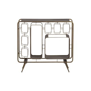 Dulap vinotecă alămiu din metal număr sticle 6, 87x80.5 cm Capo - BePureHome