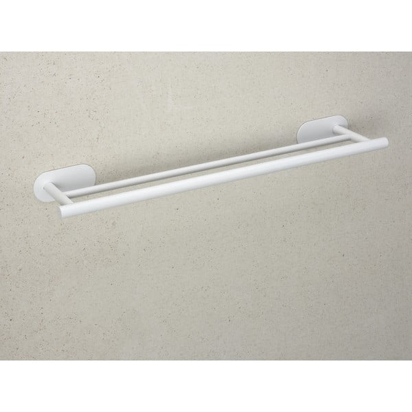 Suport pentru prosoape alb autoadeziv din oțel inoxidabil Orea Duo – Wenko-image-2