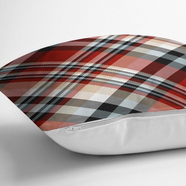 Față de pernă decorativă Minimalist Cushion Covers Flannel, 35 x 55 cm, roșu-image-1