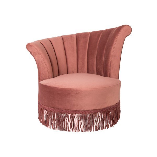 Fotoliu Dutchbone Flarir, roz-image-2