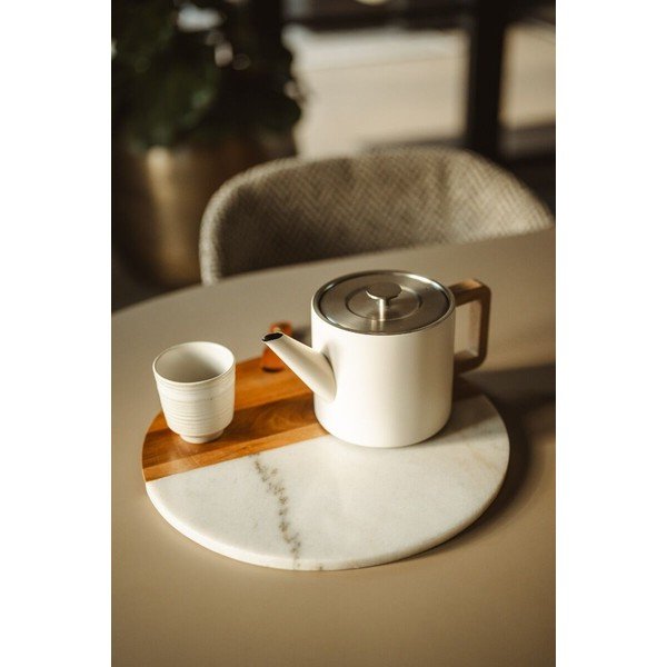 Ceainic fildeș cu filtru din oțel inoxidabil 1,1 l Duet Narvik – Bredemeijer-image-1