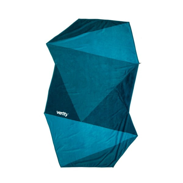 Prosop Vertty, realizat manual, ecologic, cu buzunar impermeabil, albastru