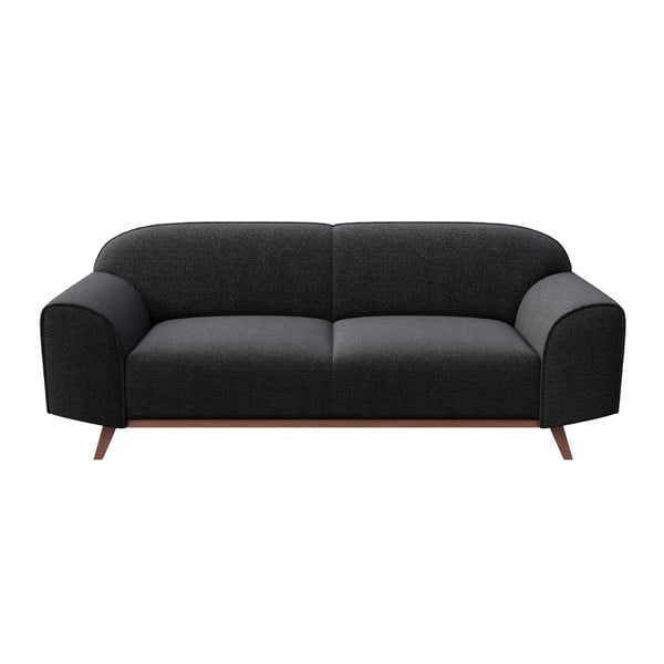 Canapea neagră 193 cm Nesbo – MESONICA