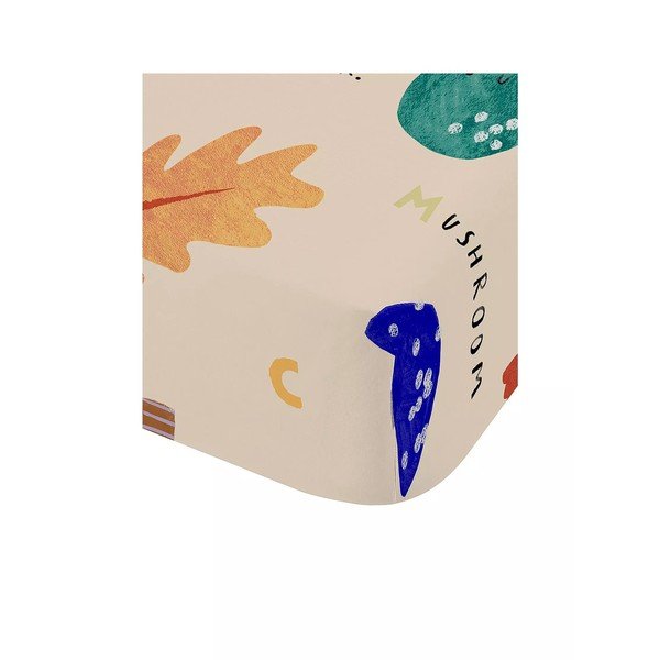 Cearceaf pentru copii pentru pătuț cu elastic 70x140 cm Woodland Alphabet – RHS-image-2