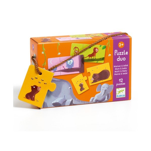 Puzzle pentru copii Djeco „Găsește puiul”-image-2