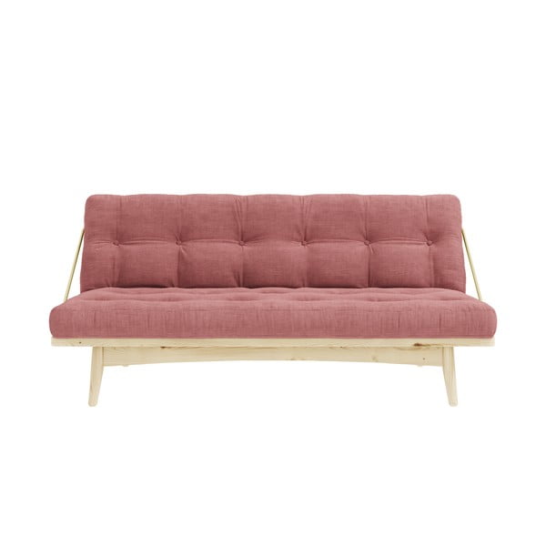 Canapea extensibilă roz 190 cm Folk - Karup Design