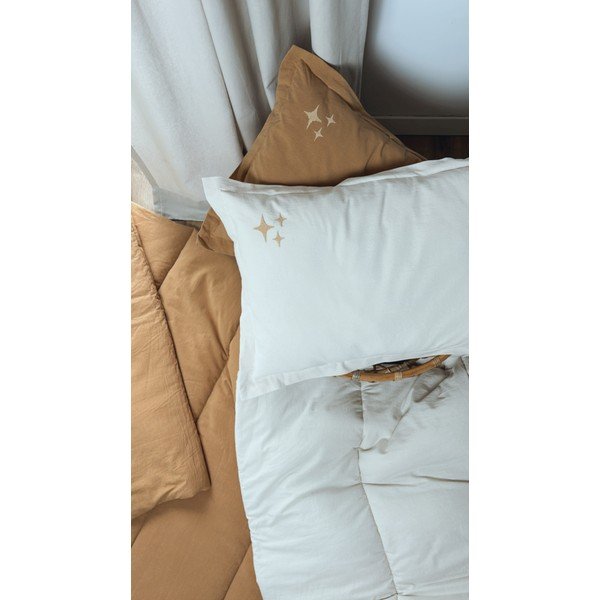 Set pentru pătuț alb Stars – Malomi Kids-image-2