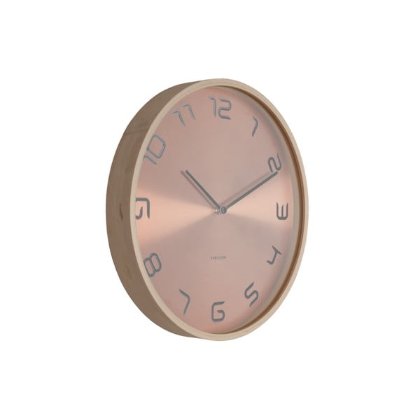 Ceas de perete Karlsson Bent, bronz-image-2