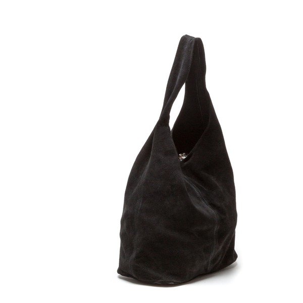 Geantă de piele Roberta M Perlita, negru-image-2