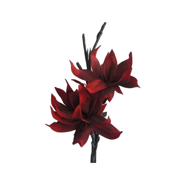Floare artificială Stardeco Leaves, roșu 