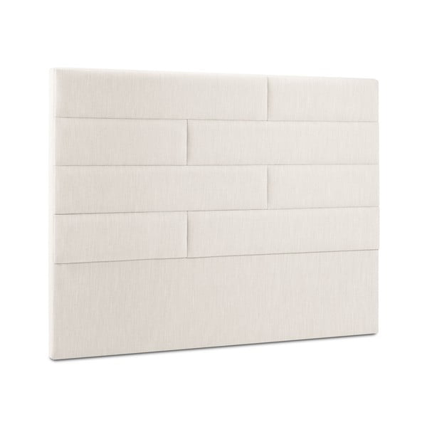 Tăblie de pat bej tapițată 160x120 cm NY - Cosmopolitan Design-image-2