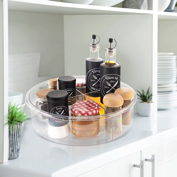 Organizator pentru mirodenii rotativ din plastic ø 30 cm – Orion-image-1