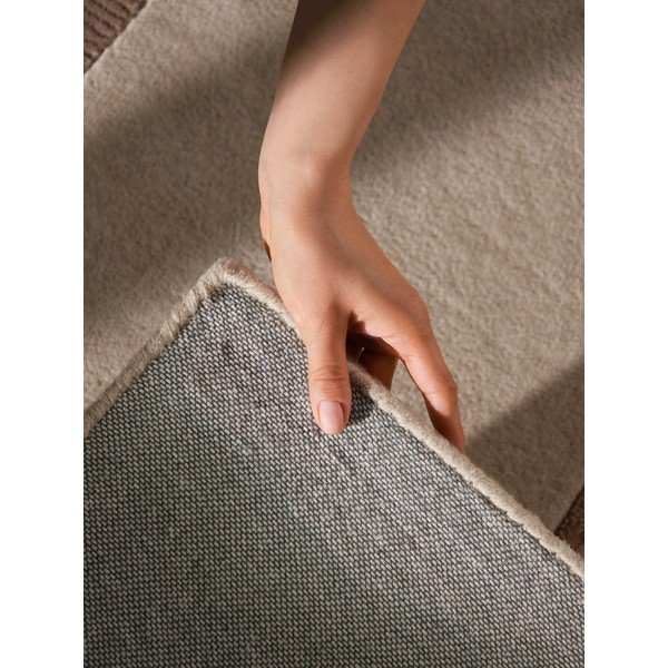 Covor maro/crem din amestesc de lână 120x170 cm Karola – Villeroy&Boch-image-1