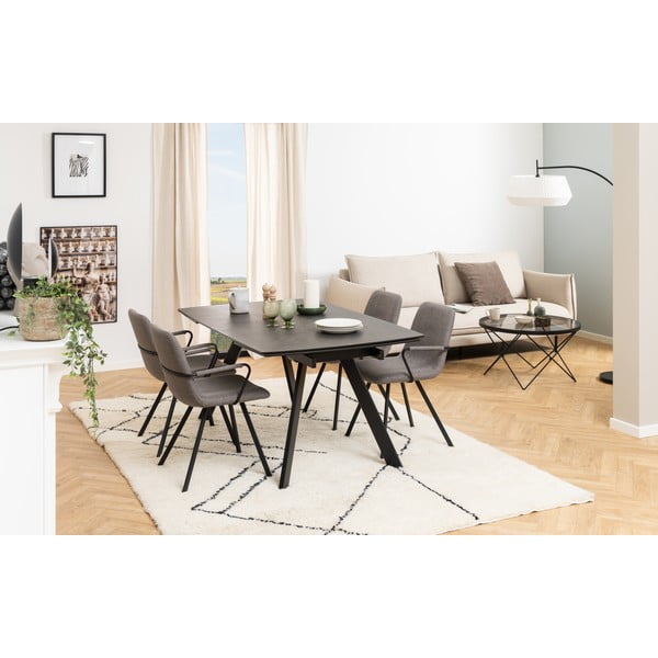 Masă de dining extensibilă din ceramică 97x240 cm Blackburn – Actona-image-2