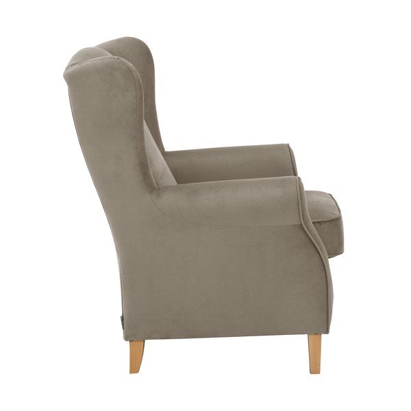 Fotoliu din catifea Max Winzer Lorris, maro-image-3