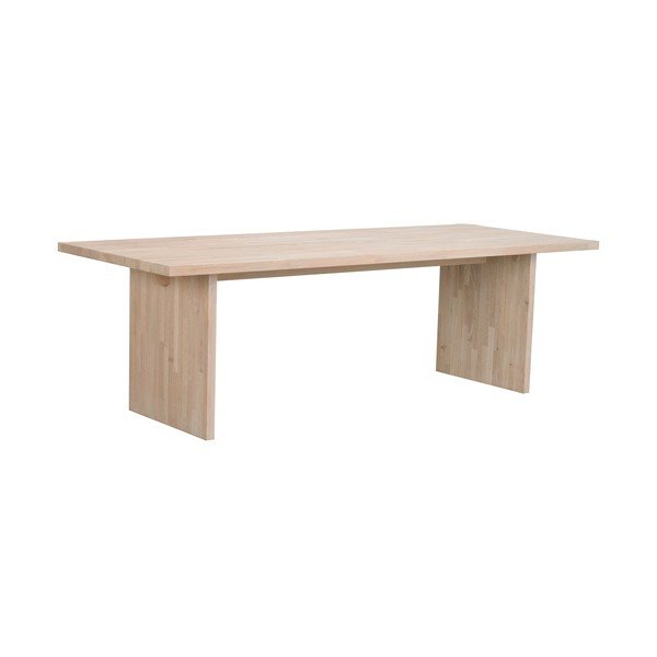 Masă de dining din lemn masiv de stejar 240x95 cm Emmett - Rowico-image-4