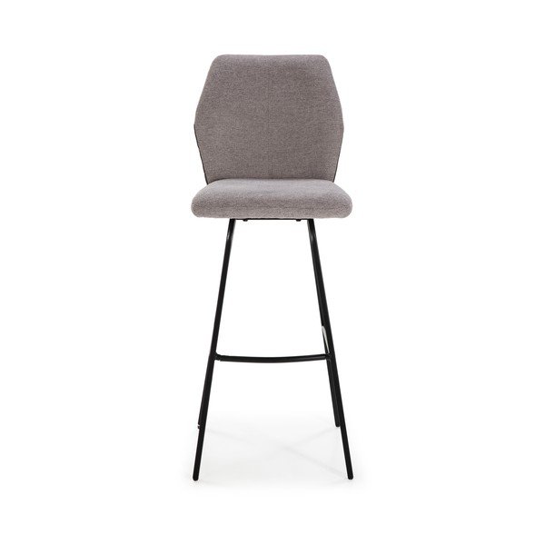 Scaune de bar gri-deschis 2 buc. 75 cm Pol – Marckeric-image-2