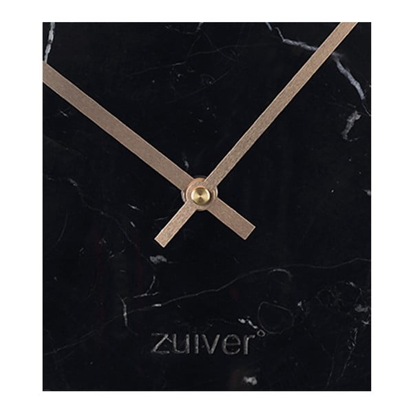 Ceas de perete din marmură Zuiver Marble Time, negru-image-1