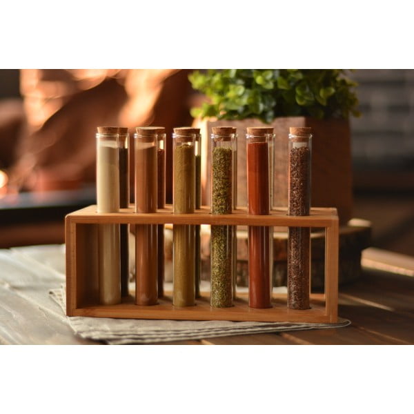 Recipiente de condimente cu suport 12 buc. Vanilla – Bambum-image-4