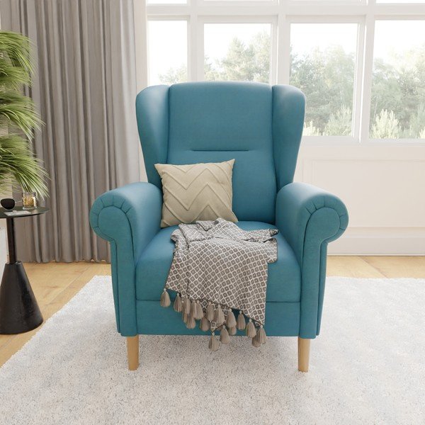 Fotoliu turcoaz wing Swan – Ropez-image-1