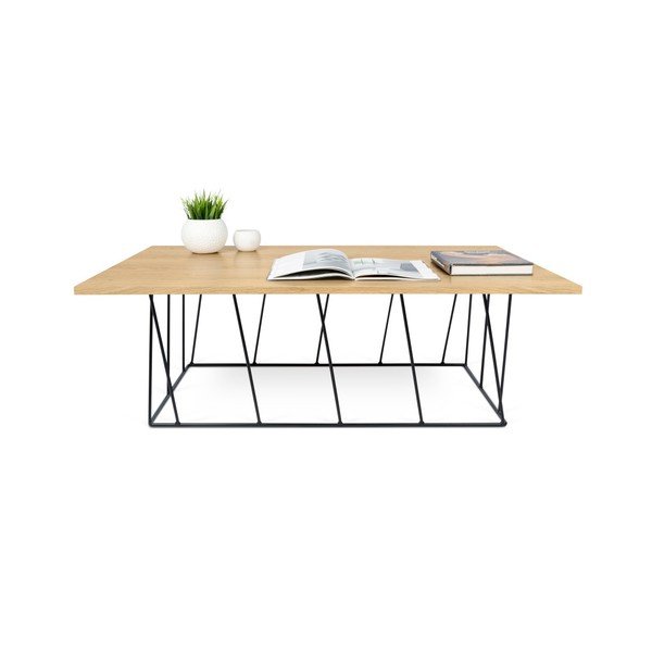 Măsuță TemaHome Helix cu picioare negre, 120 cm-image-3