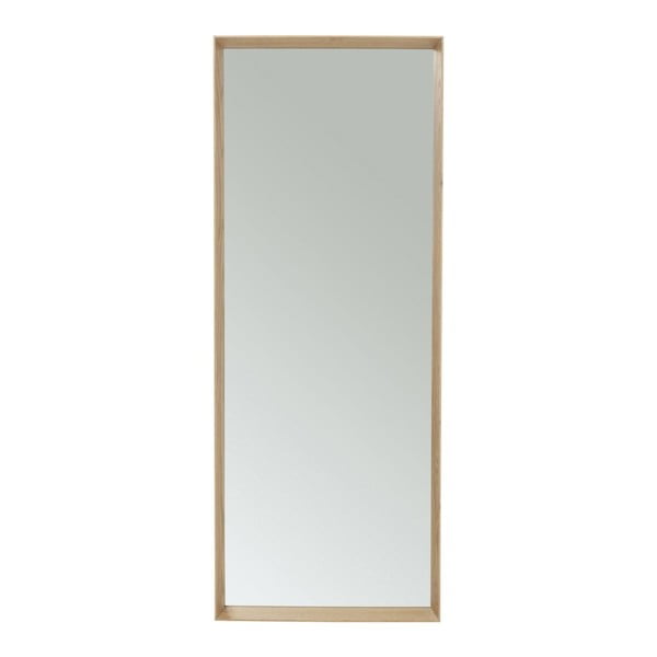 Oglindă cu ramă din lemn masiv de stejar Kare Design Montreal