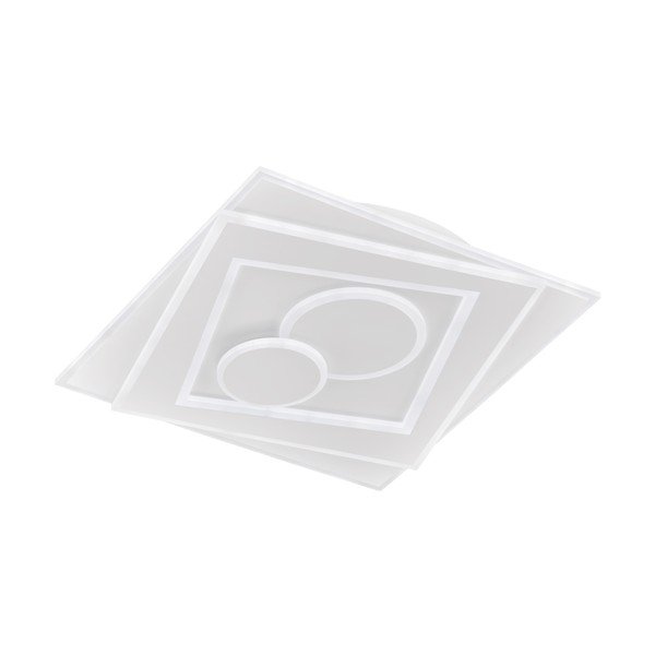 Plafonieră albă LED cu control prin telecomandă/cu intensitate reglabilă din metal 50x50 cm Ratio – Fischer & Honsel