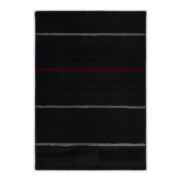 Covor Calista Rugs Madrid Lines, 120 x 170 cm, negru
