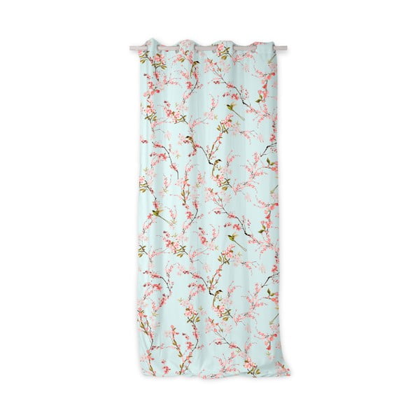 Draperie verde-mentă/roz 140x300 cm Chinoiserie – Happy Friday-image-1