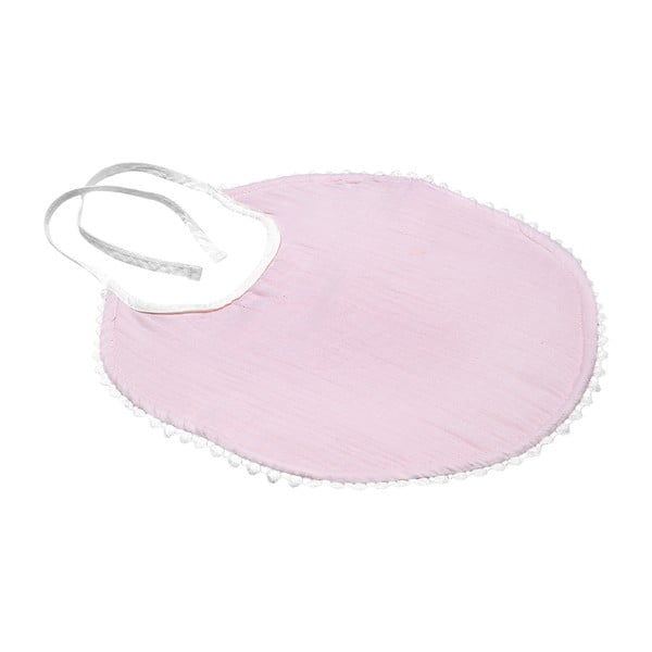 Bavețică din muselină Kindsgut London, roz-image-2