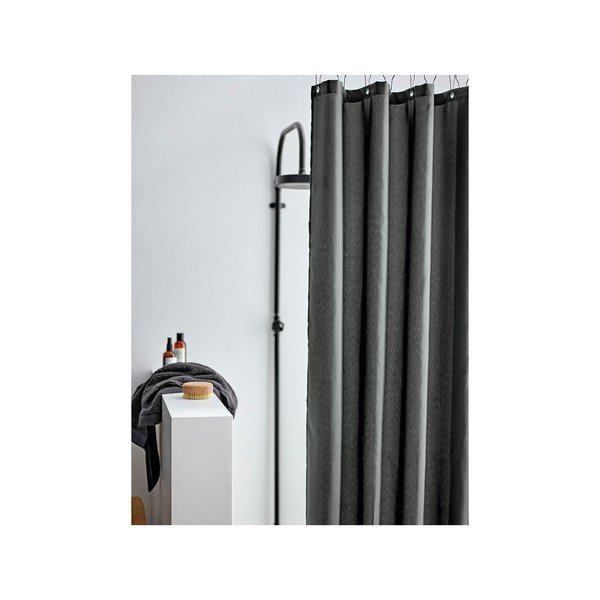 Perdea de duș Södahl Leo, gri, 180 x 200 cm-image-1