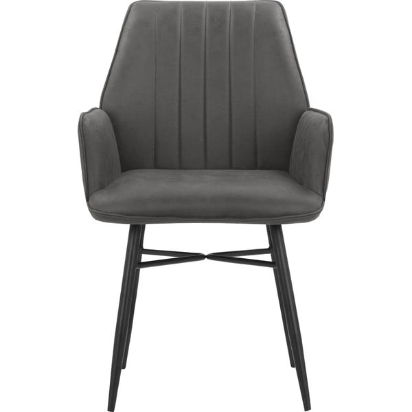 Scaune de dining gri-antracit 2 buc. Anzo – Støraa-image-3