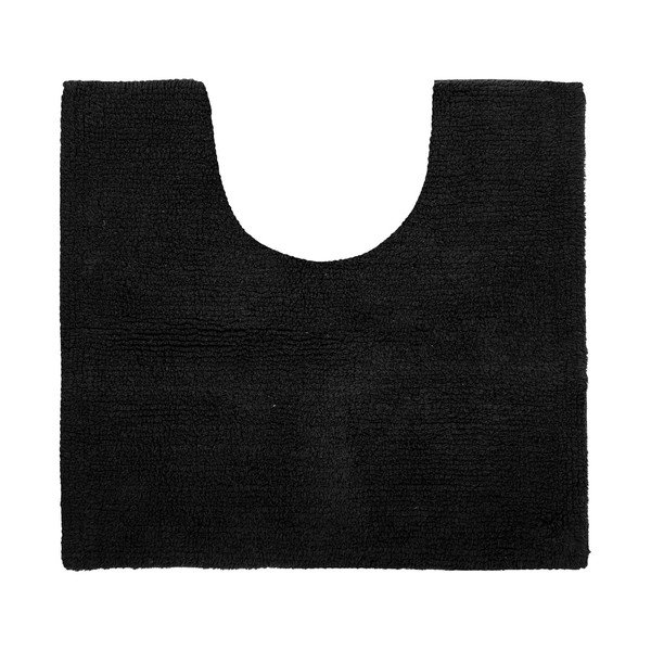 Covoraș de baie negru 50x45 cm Riva - Tiseco Home Studio