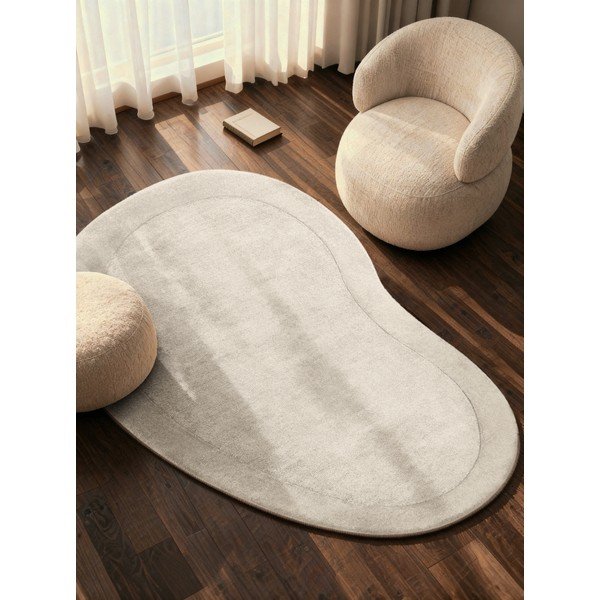 Covor crem țesut manual din amestesc de lână 125x200 cm Kari Organic – Villeroy&Boch-image-1