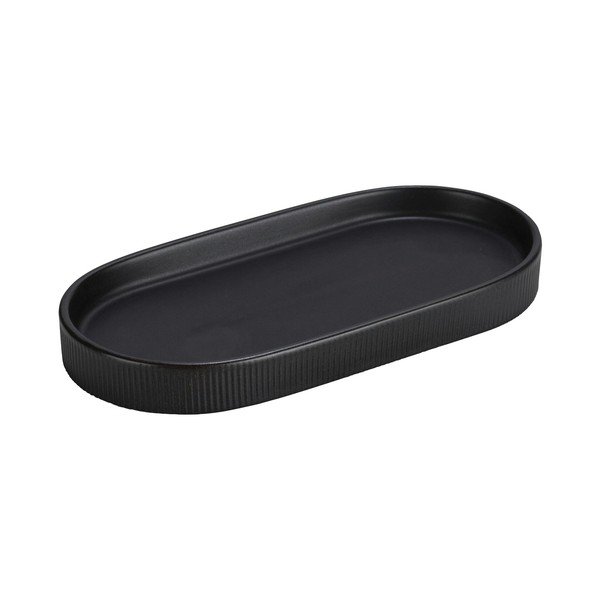 Organizator de baie negru din ceramică Fablo – Wenko