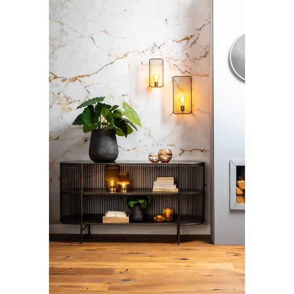 Comodă joasă din metal negru 149x80 cm Yinthe - Light & Living-image-1