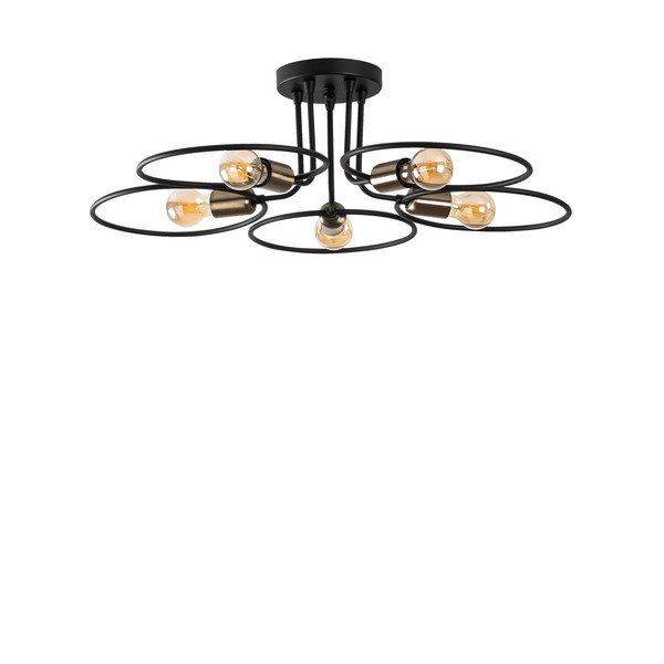 Plafonieră neagră Circle – Opviq lights