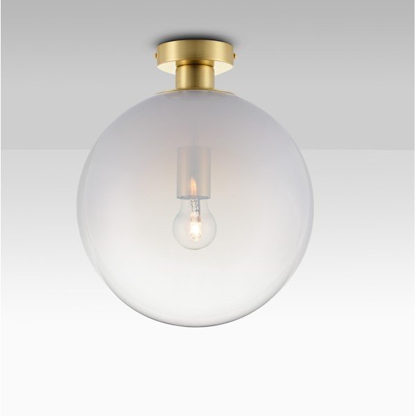 Plafonieră albă/aurie din sticlă Vita – Nova Luce-image-1