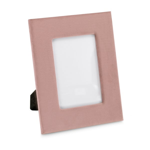 Ramă foto roz de sine stătătoare din plastic 21x26 cm Velvo – AmeliaHome
