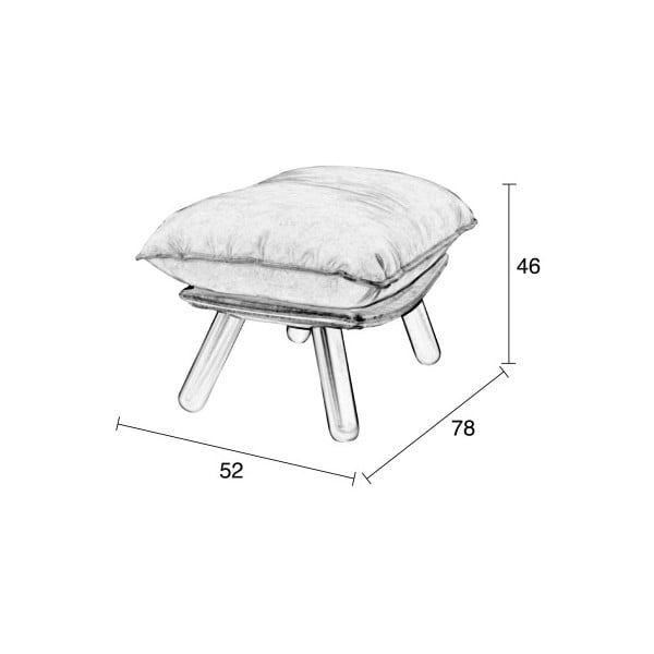 Suport pentru picioare Zuiver Lazy-image-1