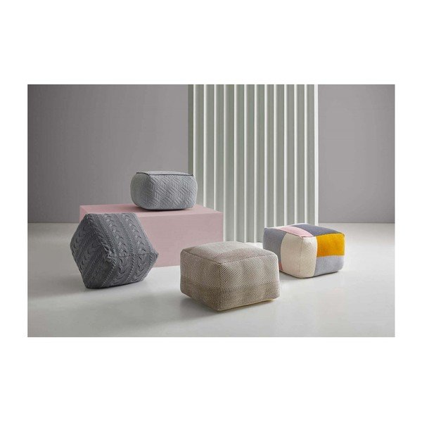 Puf sømcasa Honey, bej-image-3