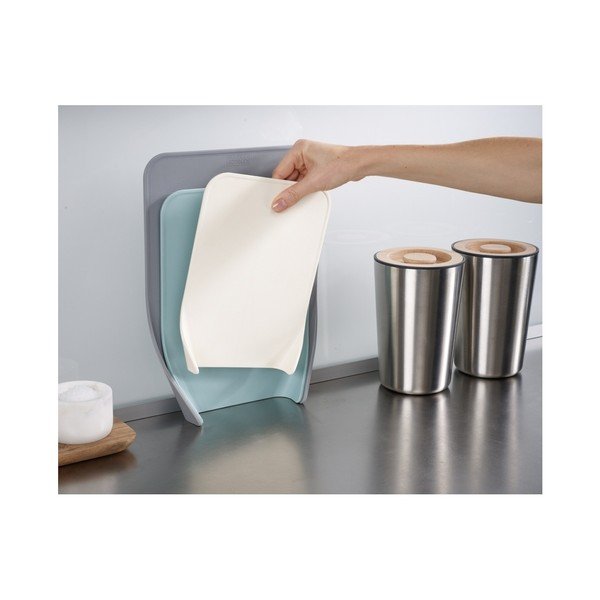 Set 3 tocătoare Joseph Joseph Nest Chop, gri-albastru-image-1