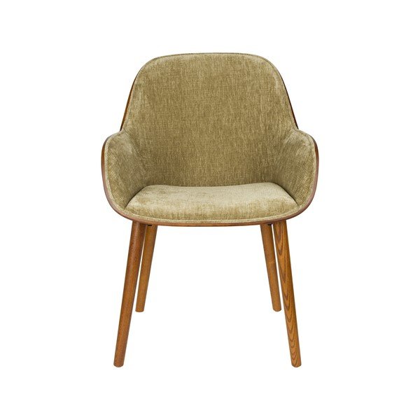 Scaun de living verde cu cotiere tapițat Taylor – Dutchbone-image-2